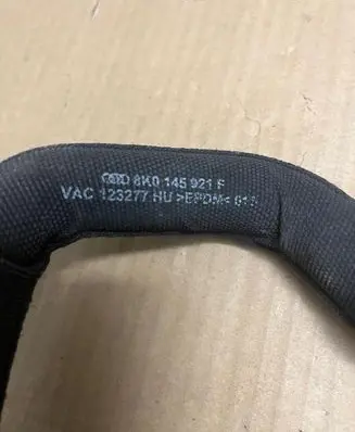 Audi A4 S4 B8 8K Engine coolant pipe/hose 8K0145921F 8K0145931D