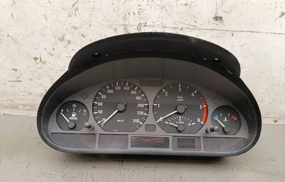 BMW 3 E46 Speedometer (instrument cluster) 6911293 0263606348