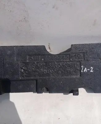 Front bumper foam support bar