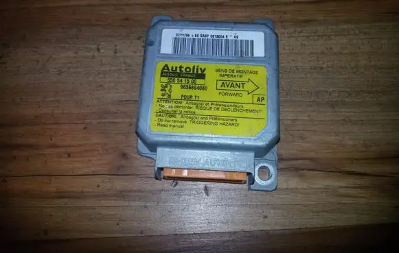 Peugeot 206 Airbag control unit/module 9636894080 550541500