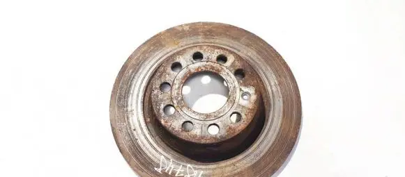 Volkswagen PASSAT B6 Rear brake disc neventiliuojamas
