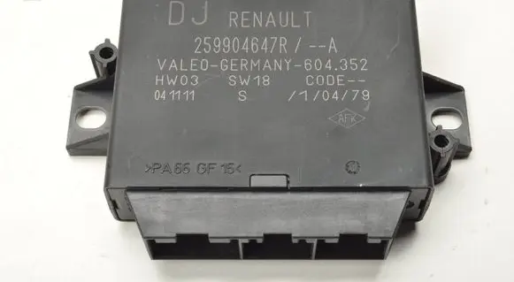 Renault Scenic III - Grand scenic III Parking PDC control unit/module 259904647R