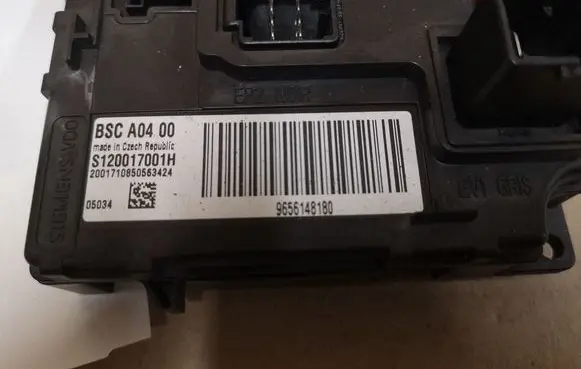 Peugeot 407 Tow bar trailer control unit/module S120017001H BSCA0400 9656148180