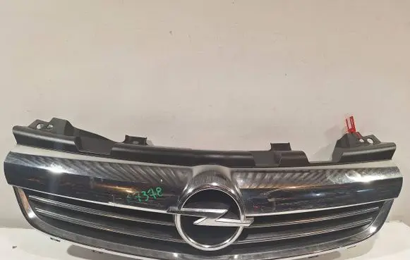 Opel Zafira B Front bumper upper radiator grill 13247331