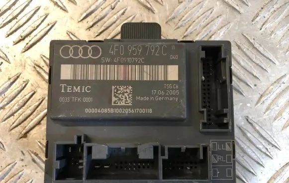 Audi A6 S6 C6 4F Door control unit/module 4F0959792C 4F0910792C 0033TFK0001