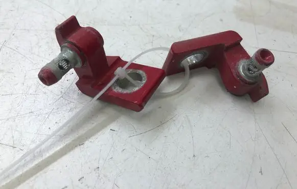 Front door hinge set