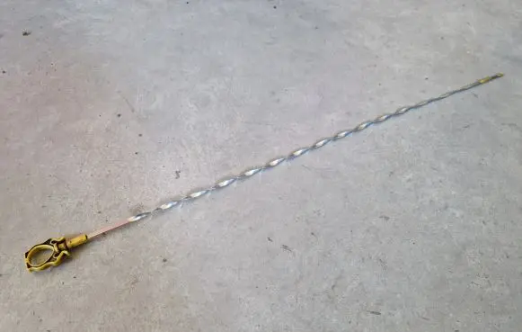 Oil level dip stick