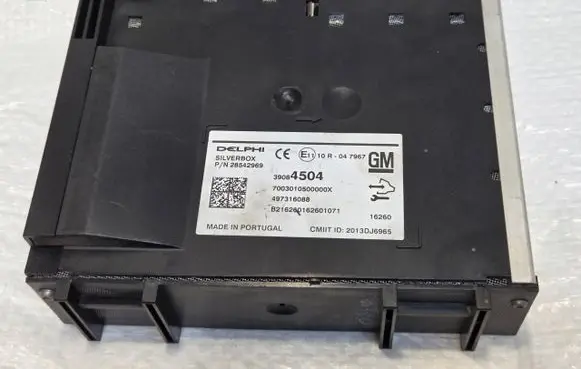 Opel Astra K GPS navigation control unit/module 39084504