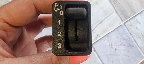 Honda Concerto Headlight level height control switch M10539