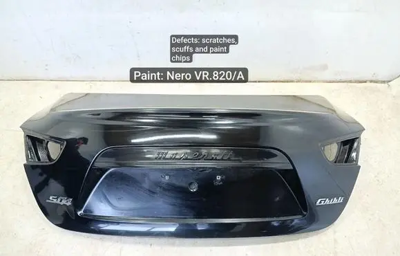 Maserati Ghibli Tailgate/trunk/boot lid 