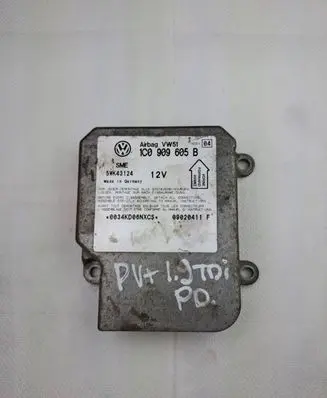 Volkswagen PASSAT B5 Airbag control unit/module 1C0909605B 5WK43124 09020411F