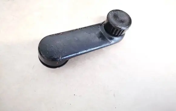 Renault Laguna III Front door window winding handle 7700811387
