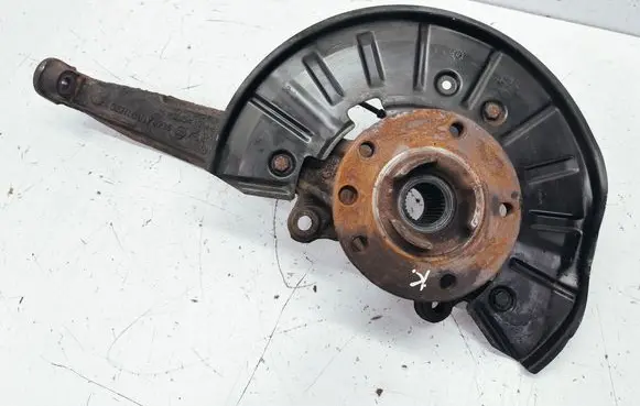 Volkswagen Touareg II Front wheel hub spindle knuckle 7P6402245A