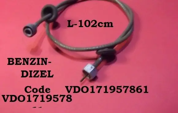 Volkswagen Golf I Speedometer cable VDO171957861