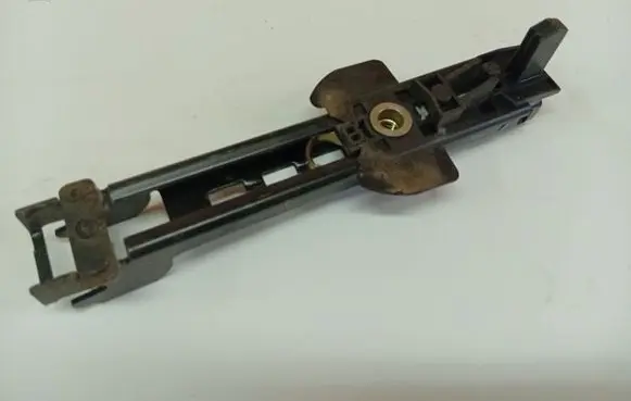 Audi A6 S6 C6 4F Seat belt adjustment rail 580927321
