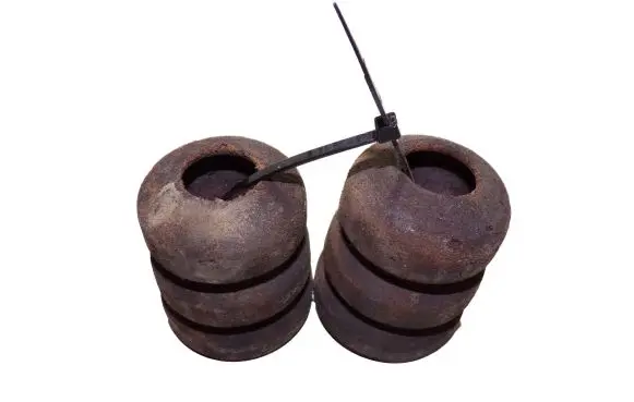 Jaguar X-Type Rear coil spring rubber mount 1X435K570AC
