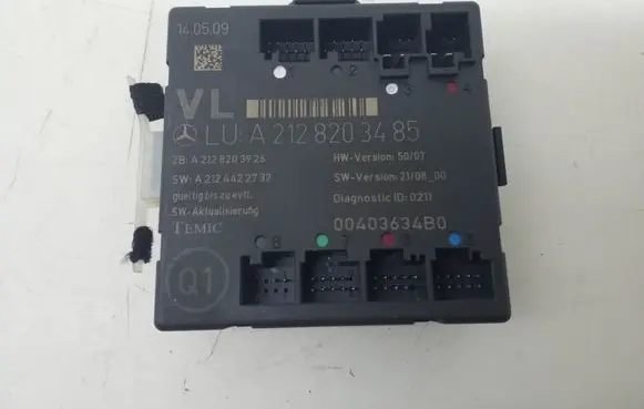 Mercedes-Benz C W204 Door control unit/module A2128203485