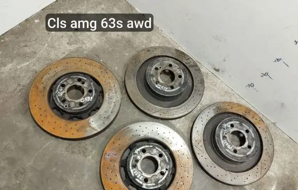 Mercedes-Benz CLS C218 X218 Brake discs and calipers set A2124210512