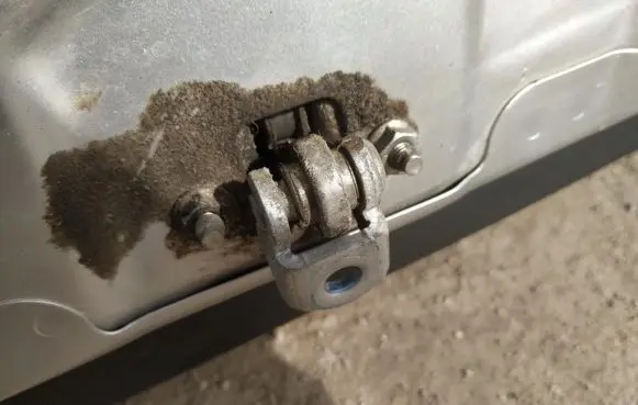 Opel Vectra C Rear door check strap stopper