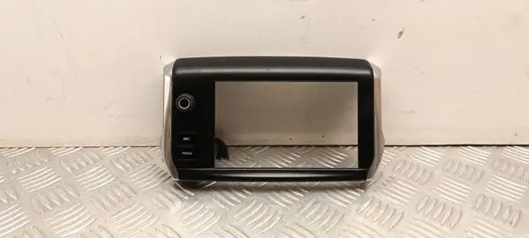 Peugeot 2008 I Radio/GPS head unit trim 9673861377