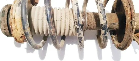 Front coil spring