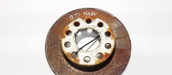 Audi A4 S4 B7 8E 8H Rear brake disc neventiliuojamas