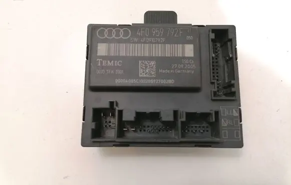 Audi A6 S6 C6 4F Door control unit/module 4F0959792F 4F0910792F