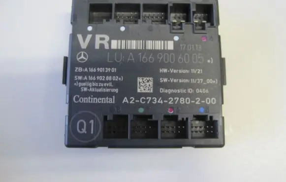 Mercedes-Benz A W176 Door control unit/module A1669006005
