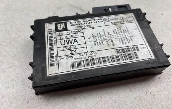 Opel Corsa D Bluetooth control unit module 13252891 497316088 28086754