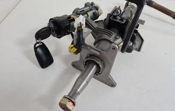 Steering wheel axle set