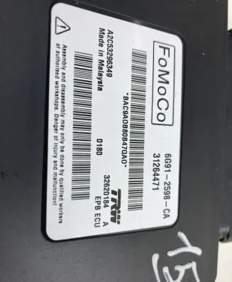 Volvo XC60 Hand brake control module 6G912598CA