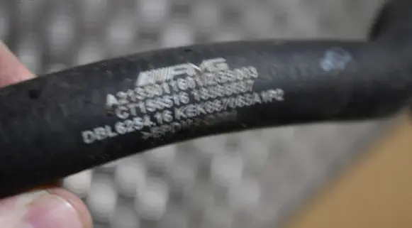Mercedes-Benz E W213 Engine coolant pipe/hose A213501160155525