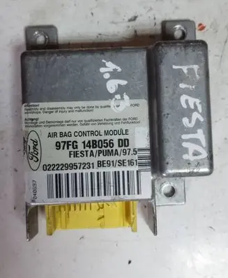 Ford Fiesta Airbag control unit/module 97fg14b056dd 0099087