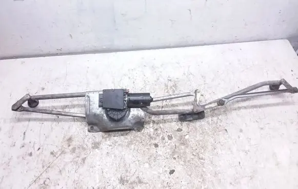 Front wiper linkage and motor