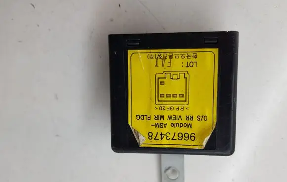 Wing mirror control module