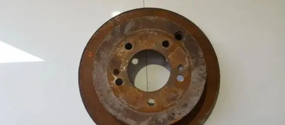 KIA Sportage Rear brake disc neventiliuojamas