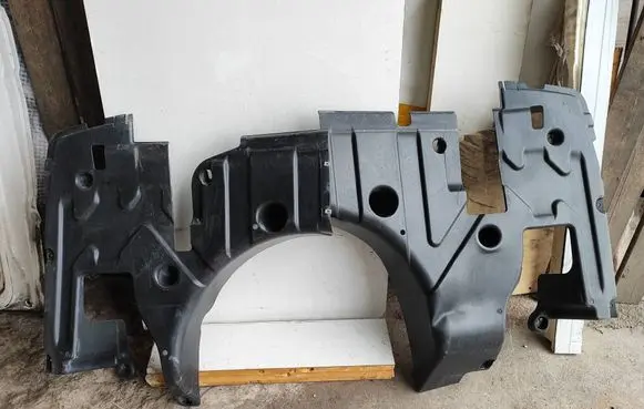 Volkswagen Crafter Rear underbody cover/under tray 7C0825214A 7C0825213A