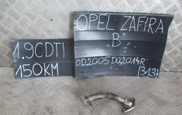 Opel Zafira B EGR valve line/pipe/hose