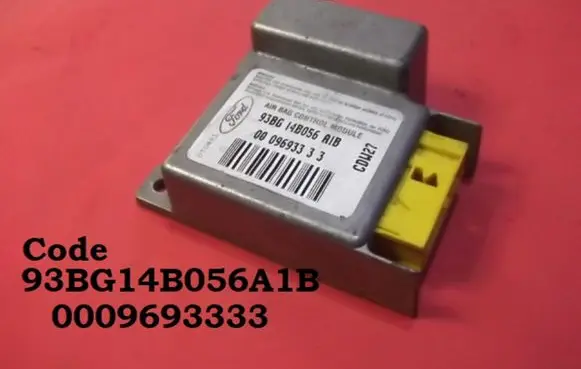Ford Mondeo MK II Airbag control unit/module 93BG14B056A1B 0009693333