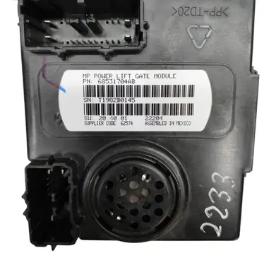 Jeep Compass Tailgate/trunk control unit/module 68531704AB 68531704AC