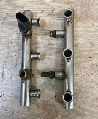 Audi A6 S6 C6 4F Fuel main line pipe 06e13090c