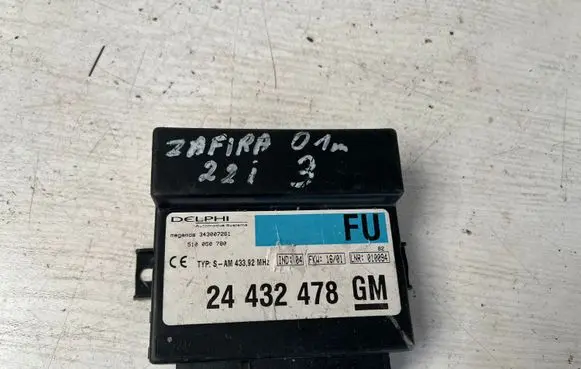 Opel Zafira A Other control units/modules 24432478