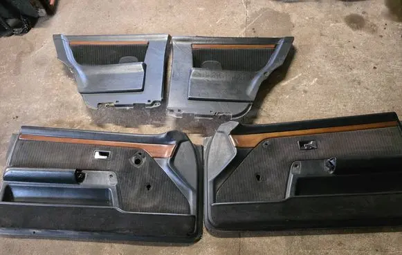 Audi Coupe Door card panel trim set