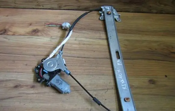 Mazda Premacy Sliding door window regulator with motor