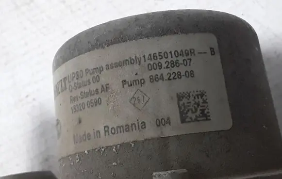 Renault Kangoo II Vacuum pump 146501049R