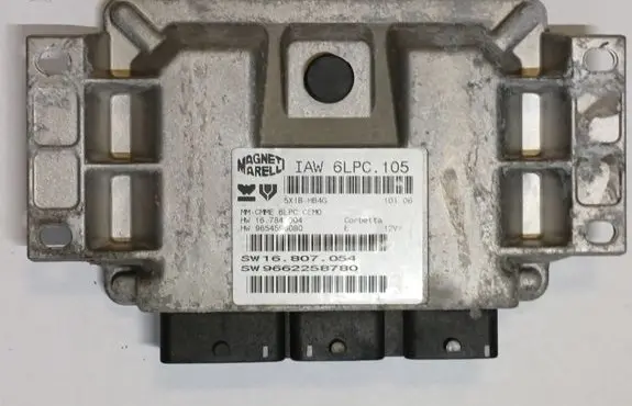 Peugeot 207 Engine control unit/module 9662258780 IAW6LPC105