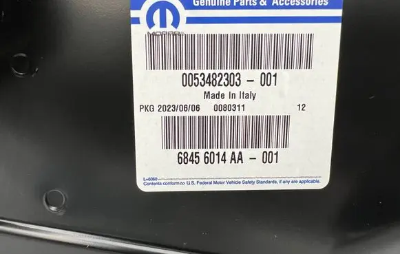 Jeep Compass Truck tailgate 53482303 68456014AA