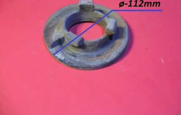 Volkswagen Sharan Rear coil spring rubber mount 98VW4783AA