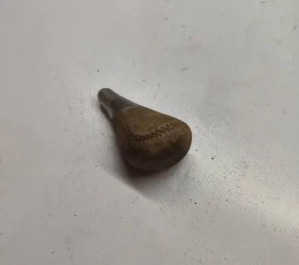 Gear lever shifter trim leather/knob