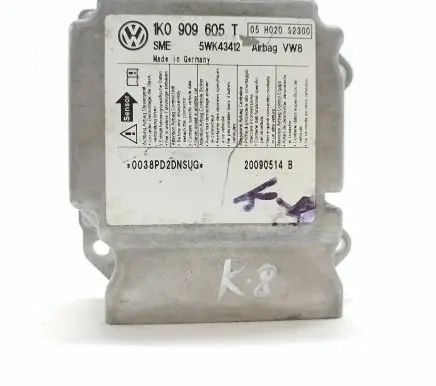 Skoda Octavia Mk2 (1Z) Airbag control unit/module 1K0909605T 5WK43412 20090514B